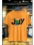 Lean Into Joy %100 Pamuk Premium Kalite Unisex T-Shirt 1