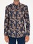 Erkek İndigo Slim Fit Uzun Kollu Gömlek 50239588-VR028 6