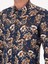Erkek İndigo Slim Fit Uzun Kollu Gömlek 50239588-VR028 7