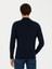 Erkek Lacivert Slim Fit Yarım Balıkçı Basic Triko Kazak 50245057-VR033 5