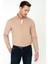 Erkek Bej Slim Fit Uzun Kollu Gömlek 50245389-VR011 3