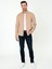 Erkek Bej Slim Fit Uzun Kollu Gömlek 50245389-VR011 5