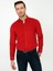 Erkek Kiremit Slim Fit Uzun Kollu Gömlek 50245389-VR031 3
