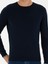 Erkek Lacivert Slim Fit Bisiklet Yaka Basic Triko Kazak 50245040-VR033 6