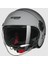 N21 Vısor 06 Classıco 303 Camlı Yarım Kask Parlak Gri 4