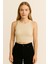 2025 Summer Kısa Kolsuz Crop %95 Pamuk %5 Elastan Slim Fit 1