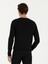 Erkek Siyah Slim Fit Bisiklet Yaka Basic Triko Kazak 50245040-VR046 5