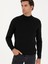 Erkek Siyah Slim Fit Yarım Balıkçı Basic Triko Kazak 50245057-VR046 3