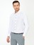 Erkek Beyaz Slim Fit Uzun Kollu Gömlek 50247575-VR013 3