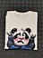 Muzip Panda Baskılı Pamuklu Unisex Çocuk Tişörtü 4