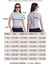 Crop Slim Fit Pamuk Likra Tişört-Gri Melanj 5