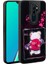 Oppo A5 2020 Kılıf Parlayan Kabartmalı Ikonik Figürlü Zore Amas Silikon Kapak-Siyah 1