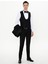 Erkek Siyah Ex. Slim Fit Yelekli Smokin Damatlık 50250819-VR046 5