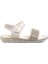 24-408 P Beyaz Simli Çocuk Sandalet 3
