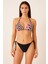 Pembe Leopar Desen Detaylı Üçgen Bikini 42 1