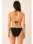 Pembe Leopar Desen Detaylı Üçgen Bikini 42 2