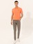 Erkek Somon Polo Yaka Slim Fit Basic T-Shirt 50250189-VR047 4
