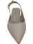 Josiane | Kadın Arkası Açık Kısa Topuklu Stiletto - Josiane - Bej - 38 3