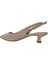 Josiane | Kadın Arkası Açık Kısa Topuklu Stiletto - Josiane - Bej - 38 5