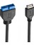 USB 3.1 Type-E To USB 3.0 19/20 Pin Dişi Anakart Uzatma Kablosu 50CM 1