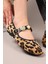 Owo Gold Aksesuarlı Babet Leopar 5