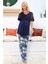 Mommysh 55714 Kadın Sabahlıklı Lohusa Pijama Takımı 3