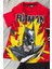Batman Baskılı Kırmızı Tişört ve Siyah Şort Yazlık Çocuk Takım 2