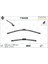 Ön Silecek Süpürgesi 650/380MM Muz Tipi Partner Tepe - Berlingo 08 Grande Punto -Linea 08 Fiat 5 00L 12 Fiesta Vi 08 Corsa D 06 Corsa E 14 Aveo 11 Mito 09 Swf Dpmah 1