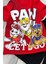 Paw Patrol Baskılı Kırmızı Tişört ve Siyah Şort Yazlık Çocuk Takım 1