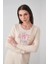 Pjs 24503 Bayan Yazı Detaylı Pijama Takımı 2