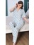 Freshness 106 Yeşil Puantiyeli Patlı Kısa Kol Pijama Takımı 1
