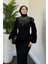 Aleda Balık Simli Abiye Siyah 4