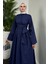 Izella Gömlek Elbise Lacivert 3