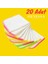 20 Adet Pamuklu Kız Bebek Ağız Mendili (Sırt Yüz ve Ter) 22×22 2