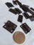 10 Adet Bakır Oksit Tavla Menteşe 20X25 mm Kutu ve Sandık Menteşesi Hobi Maket 4
