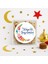 Hayırlı Bayramlar Baskılı 4 cm Yuvarlak Etiket 24 Adet No:31 1