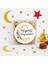 Hayırlı Bayramlar 4 cm Opak Yapışkanlı Sticker 24 Adet ( Suya Dayanıklı ) 1