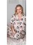 Alissa 6254 Kadın Mickey Mouselu Patlı Pijama Takımı 2