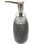 Desenli Gri Sıvı Sabunluk 8X8X17CM 300ML 3