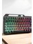LED Işıklı Oyuncu Klavye USB Girişli Rgb Işıklı Q Klavye Mouse Hediyeli 3