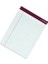 Double Disket Gold Writing "tablet, 8 - 1/2 x 11 - 3/10,2 Cm, Delikli, 3-Delik Delikli, Beyaz, Dar, Rule, 100 Yaprak Pro Blok, 2 Pads Pro Pack (99706) 2