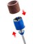 Sc407 Ez Speedclic Zımparalama Mandreni Ve Bandı, 60/120 Kumlu, 13mm, 3'Lü 1