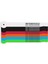 Techtools Chroma Ties (20 Pack) | 20 Adet Renkli Kablo Cırt Cırtı 1