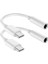 iPhone 16 Pro Max/ 15 Pro/ 15 Için USB C - 3,5 mm Kulaklık Jakı Adaptörü, USB C - Aux Ses Dongle Kablo Kablosu iPad Pro/galaxy S24 S23 Ultra/pixel 9 ile Uyumlu - Beyaz 1