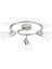 E14 Essentials Jute Spot Bar/tube Light, Nickel 3 Leuchtmittel Nickel, Grau 3