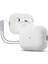 Apple Airpods Pro (2.nesil) Kılıf Silicone Fit White + Strap (Askı Ipi) Gray - ACS05811 1