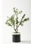 Yapay Zeytin Ağacı 85 cm Siyah Gümüş Metal Saksı 1