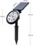 LED Solar Kazıklı Çim Armatür Cata Güneş Enerjili LED Işık Çim Lambası Bahçe Ağaç Çalı Duvar Aydınlatma (Gün Işığı) 2