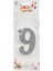 Marifetlerim - 9 Yaş Simli Gümüş Mum 1
