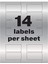 Metalik Varlık Etiketi Etiketleri, 1-1/4 x 2-3/4 Inç, Lazer Yazdırılabilir Etiketler, 112 Su Geçirmez Etiket (61528) 3